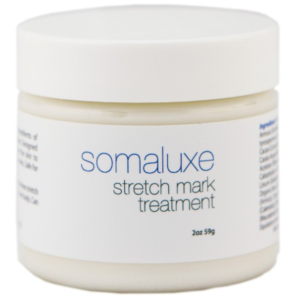 Somaluxe Collagen Stretch Mark Treatment with Hyaluronic Acid, CoQ10 and VItamin E, 2oz