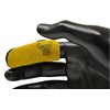 G & F Products 8128M Cowhide Leather Guard Finger Protection,