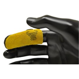 G & F Products 8128M Cowhide Leather Guard Finger Protection, Medium, Tan Brown/Tan