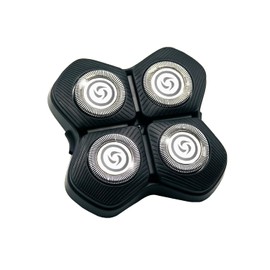 Black Head Shaver Replacement Head Compatible with Ph-ilips Norelco Head Shaver Pro 5000 7000 9000 Series Skull Shaver Replacement (1 Pack)