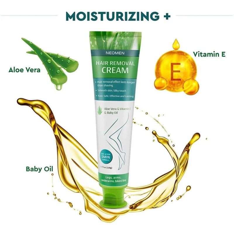 Crema Depilatoria Para Mujeres Y Hombres: Depilatoria Sin Do