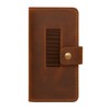 CestAntiQ Leather Checkbook Cover with Pen Holder - Full Grain