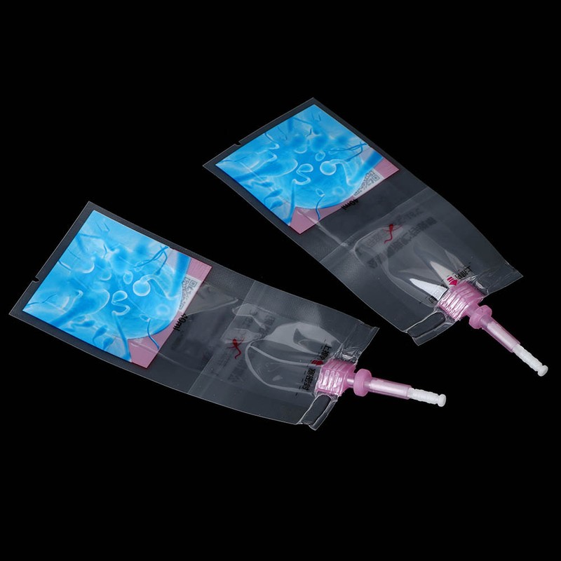 100pcs 40ml Disposable Plastic Pig Sheep Cow Insemination Semen Bag