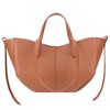 TIAASTAP Tote Bag Faux Leather Handbag Women's Large Shopper Bag Elegant Shoulder Bag Large Shoulder Bag Handbag Shopper Bag Handbags Tote Bag Bag for Shopping Travel, Brown Small