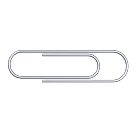 Whitecroft Essentials 33471 32 mm Large Paper Clip (Pack of 250)