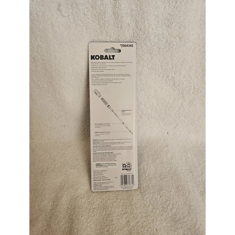 Kobalt # 2564345 Multi-Bay Screwdriver 6-in-1 Multi Tool Set Chrome