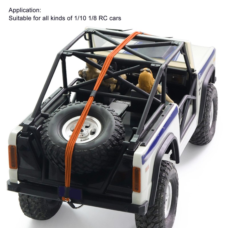 VGEBY RC Crawler Kinetic Winch Strap, High-Strength RC Crawler Tow