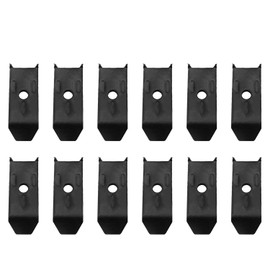 JCBIZ 12PCS Steel Table Leaf Leveler with Screws Table Leaf Leveling Hardware Table Leaf Leveler Thickening Connector Fastener Straight Iron Sheet