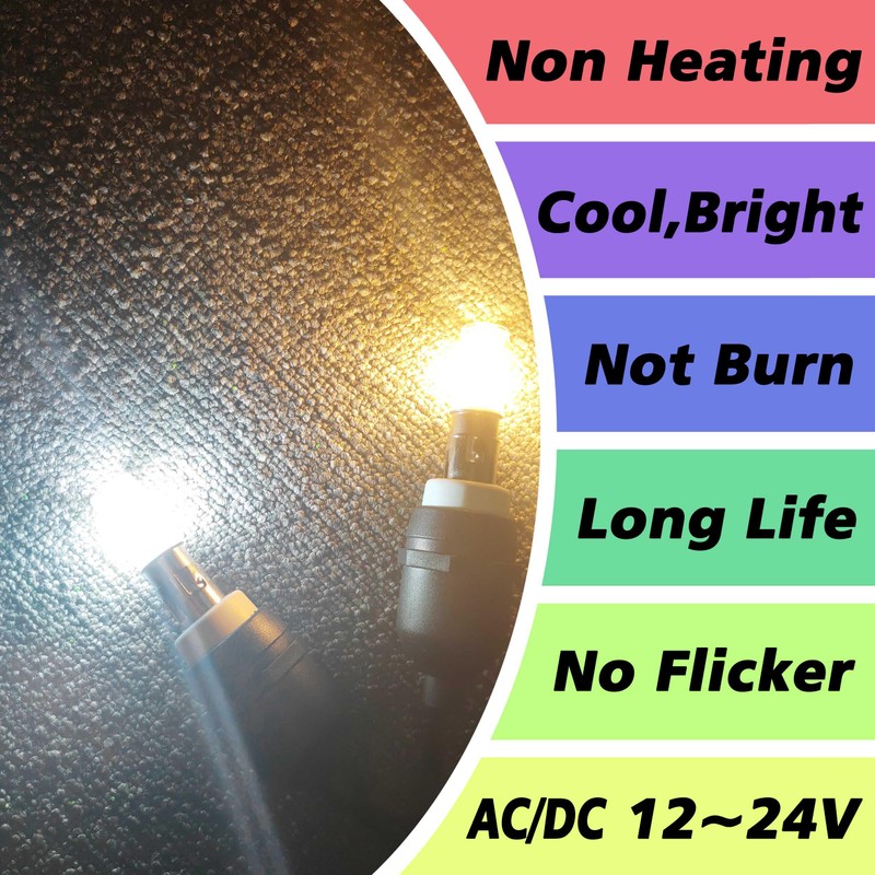 Heifymi 12V BA15D 1076 1142 1176 S8 LED Bulb, 5