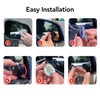 KopKop Suction Cup Mounting Blind Spot Mirror,HD Lens Frameless Convex