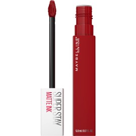 MAYBELLINE Super Stay Matte Ink Liquid Lipstick Bundle with Seductress Light Rosey Nude and Exhilarator Ruby Red Shades, 1 Count Each