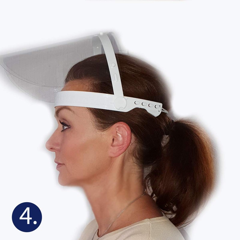 OceanSocks - Foldable Face Shield, Anti-Bacterial, for Better Breathing, Anti-Spit