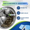 Whirl Fresh Washing Machine Cleaner Tablets, 24 Pack–Deep Cleaning Tablets