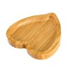 BinaryABC Heart Shaped Wood Serving Platters and Trays Side Dish