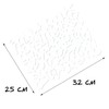 Sink Mat 32 x 25 cm Letter Protector Mat for