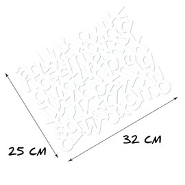 Sink Mat 32 x 25 cm Letter Protector Mat for Sink Rubber Mould Resistant Non-Slip Heavy Duty Easy Clean Scratch Resistant Shockproof (White)