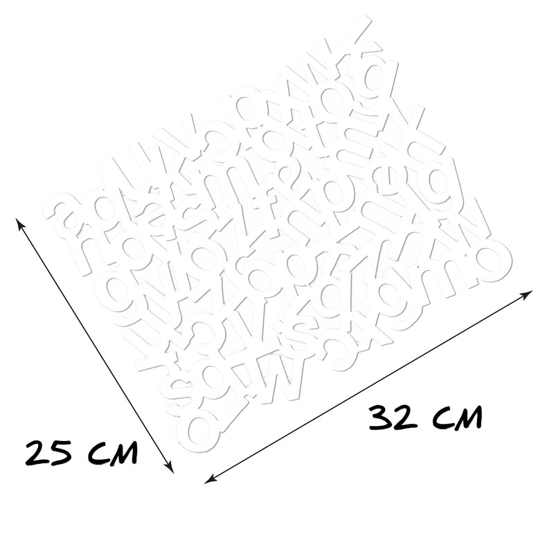 Sink Mat 32 x 25 cm Letter Protector Mat for