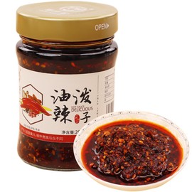 Chins licKING Chilli Oil,Chili Crips Oil,Chinese Chili Oil Crunch,Natural Flavor Sauce 7.05 oz/200g(Pack of 1)