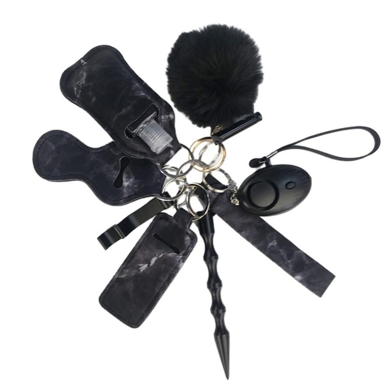 10 Pcs Alarm Keychain Safety Keychain for Women