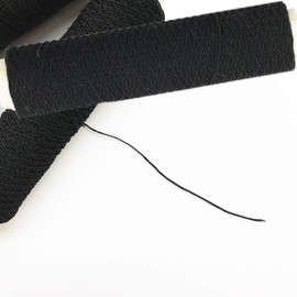 Elastic Thread Black Extra Fine Beading Sewing Cord 2 Spool Pack Made in USA