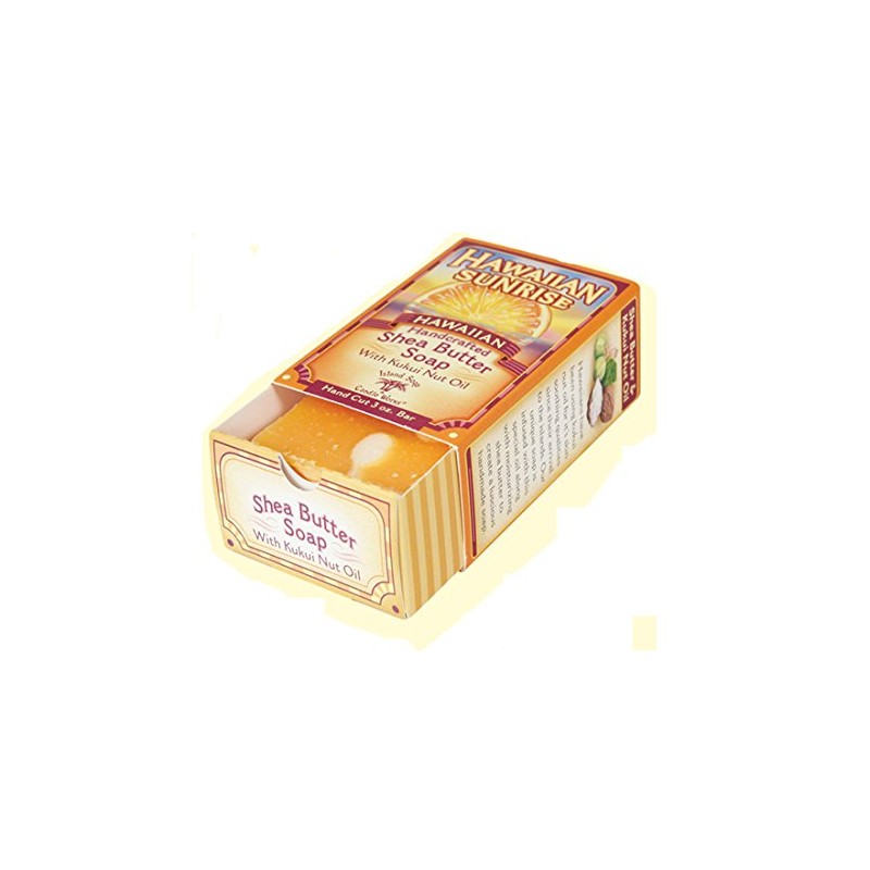 Island Soap & Candle Works Handmade Shea Butter Soap, Hawaiian