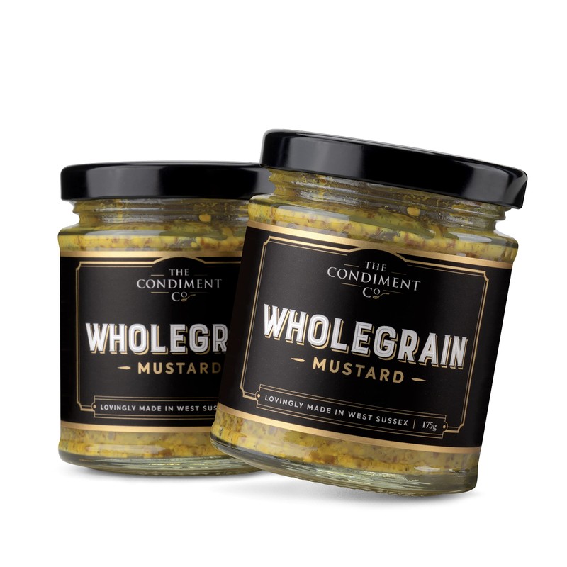 The Condiment Company, Mustard, Wholegrain, 175 Gram