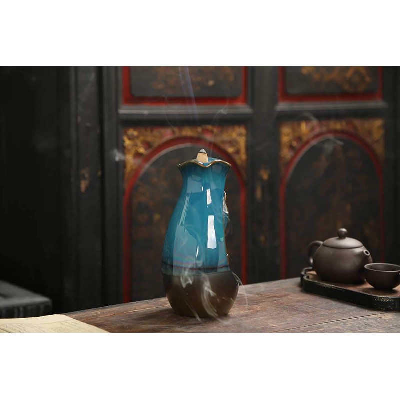 IDB Ceramic Waterfall Backflow Incense Burner, A Stunning Incense Cone