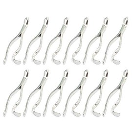 OdontoMed2011® Set Of 12 Dental Extracting Forceps #210H Dental Extraction Instruments ODM