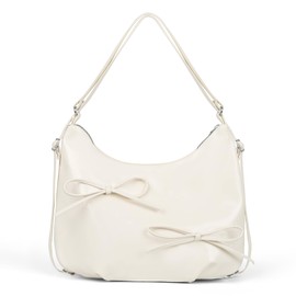 Large Leather Work Tote Bag for Women,Weekender Trendy Crossbody Shoulder Bags for Women,Hobo Satchel Bag with Zipper for School,Office and Travel,Over the Shoulder Waterproof Handbags