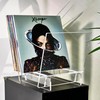 Honygebia Acrylic Vinyl Record Holder, Storing Collection of 40 Premium