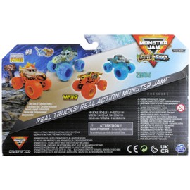 Monster Jam 1:64 Scale Double Pack: Horse Power and Aqua Stallion Trucks for Boys