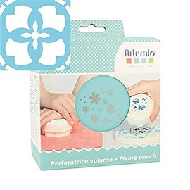 Artemio Flying Stained Glass Hole Punch, Metal, multicoloured, 12.5 x 7 x 12.5 cm