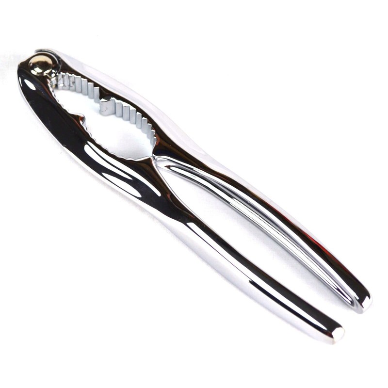 NUTCRACKER CHROME Nut Cracker Walnut Almond Sheller Opener Kitchen Aid