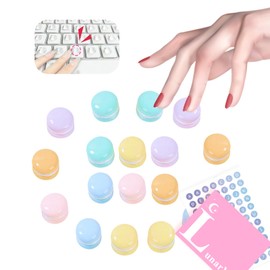 Nail Beauty Protection Stickers - Clear Comfortable Protection for Long Nails - Reusable Adhesive Keyboard Cover for Typing and Gaming for Laptop PC Computer Notebook Desktop