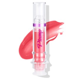 Tiejdhr 6 Colors Lip Plumper Moisturizing & Hydrating Plumping Lip Gloss Long Lasting Natural Lip Glossy for Women Girls (#04)