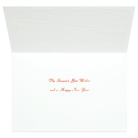 Mini Santa Greeting Life Christmas Cards, Set of 3, Japanese Style, Hot Springs, Sunrise, SJ-76-AM