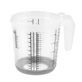 keeeper Measuring Jug with Non-Slip Function, 1 Litre, Massimo, Nordic Grey