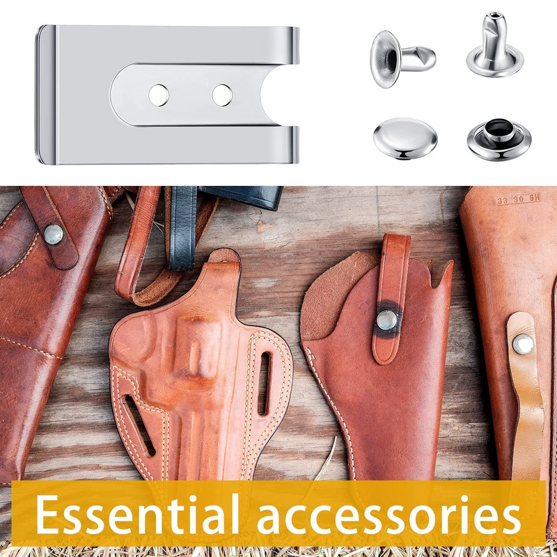 Frienda 10 Pcs Metal Belt Clip Buckle Spring Hook Belt