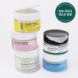 (1+1) Foodaholic Low-Stimulation Toner Pad, Toner Skin Pack 2-piece Set (60+70 sheets) Choose 1 / Cica, Vitamin, Collagen, Hyaluronic Acid, AHA / (1+1)푸드어홀릭 저자극 토너패드 닦토 스킨팩 2종세트 (60+70매) 택1 시카.비타민.콜라겐.히알루론.아하