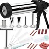Large Capacity Jerky Gun Kits, Jerky Cannon, Stainless Steel Jerky