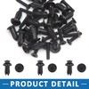 A ABSOPRO Pack of 20 Rivets Mounting Clip 5 mm