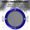 X AUTOHAUX 2pcs 3" Blue Car Audio Speaker Cover Mesh