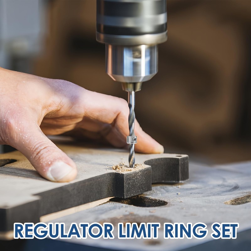 8-Piece Depth Stop Ring Set, Positioner Ring Positioner, HSS Locator