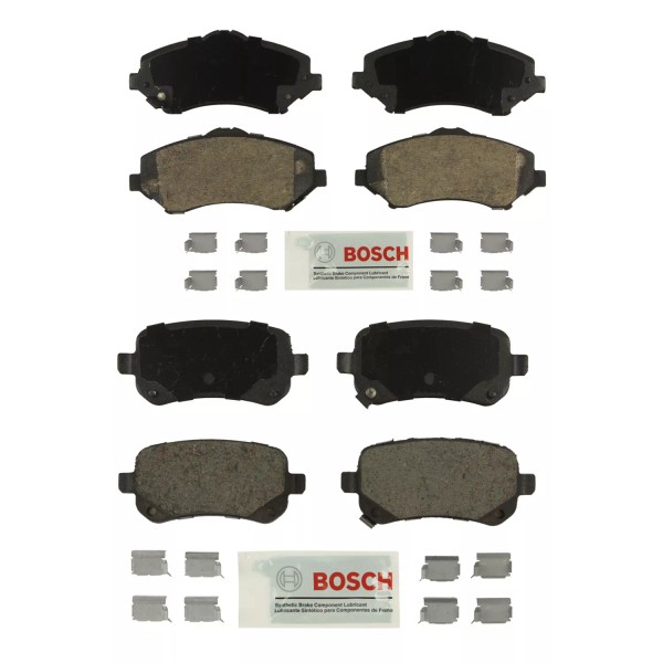 Bosch Blue Front Semi-Met Rear Ceramic Disc Brake Pad Kit