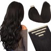 DOORES Dark Brown Tape in Hair Extensions, 14 inches 10pcs