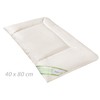 franknatur Stomach Sleeper Pillow Cotton Controlled Organic Organic Cultivation Pillow