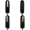 Chemical fiber wig female full head set type middle parted