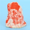 White Red Aquarium Artificial Volcano Bubble Air Stone Fish Tank