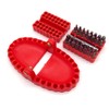 Denture Screwdriver Bit Organizer Holder with Magnetic Base,Drill Bit Holder