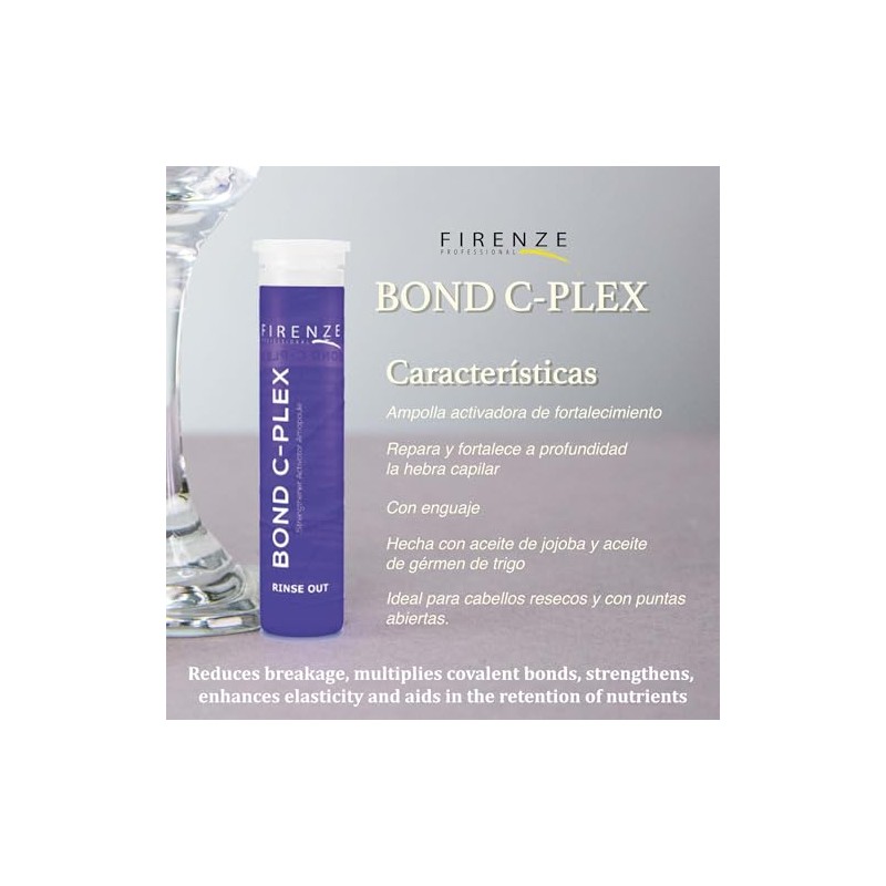 Firenze Professional Bond C-PLEX Ampoules for chemically treated, bleached and